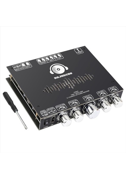 Dajunguo S220HS Bluetooth Güç Amplifikatör Kartı 2 1 Kanal TDA7498E 160WX2+220W 12V-38V Ses Güç Amplifikatör Modülü (Yurt Dışından)