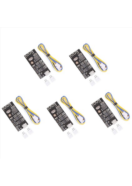 5x Bluetooth Amplifikatör Kartı 5W +5W Çıkış Gücü Dc 3 7V-4 2V/5V Mini Bluetooth Hoparlör Kartı (Yurt Dışından)