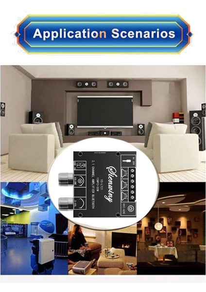 YS-LT21 2 1 Kanal Bluetooth Amplifikatör Kartı 15W+15W+30W Subwoofer Düğmesi Ayarlama Kodlayıcı Ses Modülü DC9-24V (Yurt Dışından) fırsatları