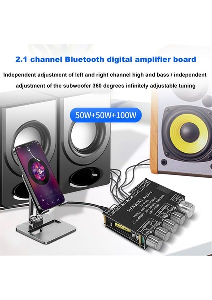 YS-S100L Bluetooth 5 0 Subwoofer Amplifikatör Kart 2 1 Kanal Ses Amplifikatör Kart Modülü Dijital Güç Amplifikatör Kartı (Yurt Dışından) fırsatları