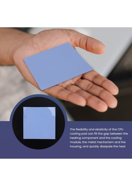 Gpu Cpu Sıck Sistemi Soğutma Iletişim Silikon Pad 100MMX100MMX1MM Termal Pad (Yurt Dışından) modelleri