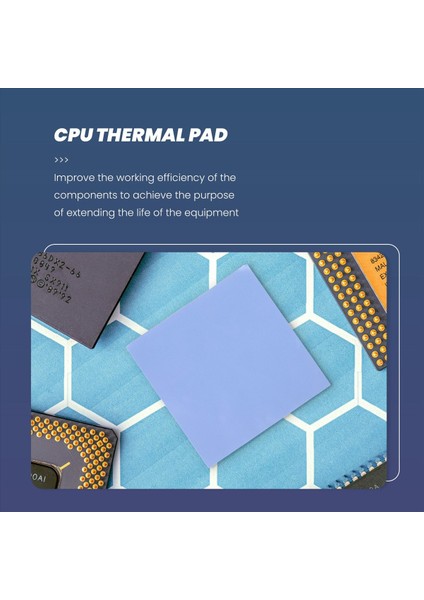 Gpu Cpu Sıck Sistemi Soğutma Iletişim Silikon Pad 100MMX100MMX1MM Termal Pad (Yurt Dışından) fırsatları