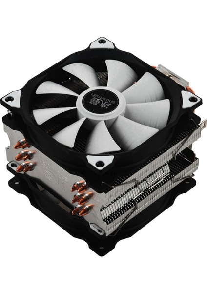 2x Snowman M-T6 4pin Cpu Soğutucu Master 6 Heatpipe Çift Fanlar 12CM Soğutma Fanı LGA775 1151 115X 1366 Destek Intel Amd (Yurt Dışından) modelleri