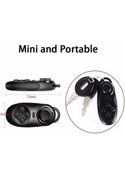 Xiaomi iPhone 8 Ios Android Vr Pc Telefon Tv Kutusu Tablet Için Kablosuz Bluetooth Uyumlu Joystick Uzaktan Kumandası (Yurt Dışından) fırsatları