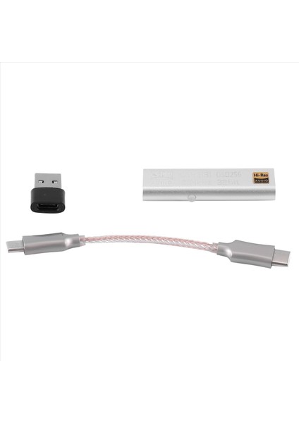 Android Kulaklık Amplifikatör Adaptörü Için C Tipi - 3 5mm DSD256 Dac Taşınabilir USB Cirrus Mantık Hıfı Ios WIN10 Pc Için (Yurt Dışından) fırsatları