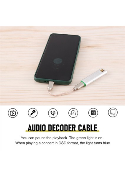 Android Kulaklık Amplifikatör Adaptörü Için C Tipi - 3 5mm DSD256 Dac Taşınabilir USB Cirrus Mantık Hıfı Ios WIN10 Pc Için (Yurt Dışından) indirimleri