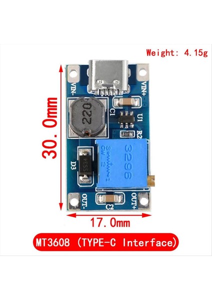 5pcs 2A Dc-Dc MT3608 Tip-C-Usb ile Adım Yukarı Artırma Modülü Step Up Boost Dönüştürücü Güç Kaynağı Voltaj Regülatörü (Yurt Dışından) fırsatları