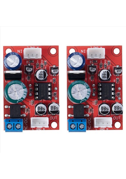 2x NE5532 Stereo Pre-Amp Manyetik Kafa Fono Amplifikatör Kurulu Hareketli Mikrofon Amplifikatörleri Moule (Yurt Dışından)