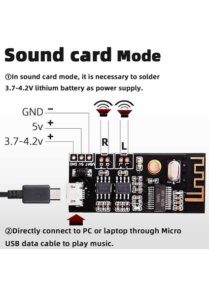 2x Bluetooth Amplifikatör Kartı 5W +5W Çıkış Gücü Dc 3 7V-4 2V/5V Mini Bluetooth Hoparlör Kartı (Yurt Dışından) indirimleri