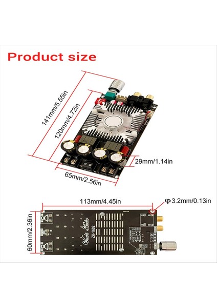 ZK-1602 TDA7498E Dijital Güç Amplifikatör Kartı 160WX160W Çift Kanal 220W Mono Kanal DC15-35V Amplifikatör Modül Kartı (Yurt Dışından) modelleri