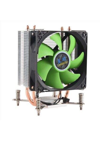 Lanshuo Cpu Soğutucu 2 Isı Boruları Ultra Sessiz Soğutucu Fan Cpu Radyatörü Lga 2011 X79 X99 X299 (3pin Tek Fan) (Yurt Dışından) modelleri