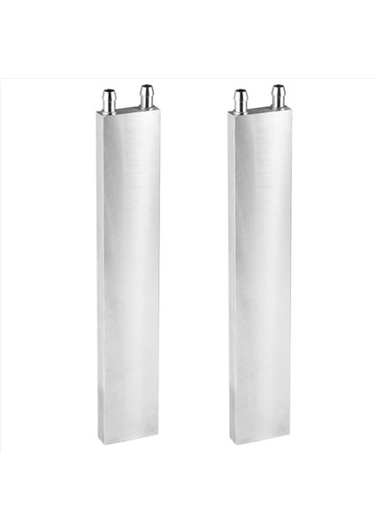 Pc ve Dizüstü Bilgisayar Için Bilgisayar Cpu Radyatörü Için 2x Alüminyum Sıvı Su Soğutma Bloğu (Yurt Dışından)