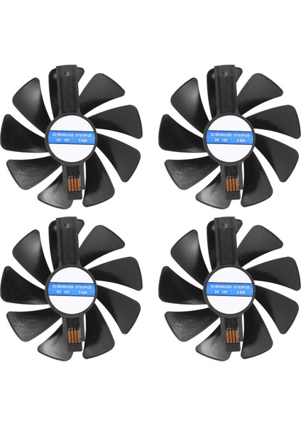 4x 95MM CF1015H12D DC12V Video Kartı Soğutucu Soğutma Fanı Safir Nitro RX480 8g Rx 470 4g Gddr5 RX570 4g (Yurt Dışından)