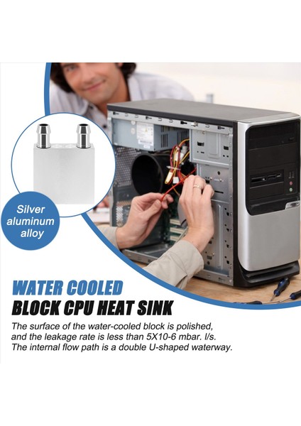 Alüminyum Su Soğutma Bloğu 40X40X12MM Bilgisayar Için Soğutucu Cpu Radyatörü (Yurt Dışından) indirimleri