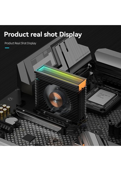 Argb M 2 2280 SSD 50MM Pwm Çift Fan M 2 SSD Radyatör Soğutucu Sabit Disk Isı Batı M2 Masaüstü Pc A (Yurt Dışından) fiyatları