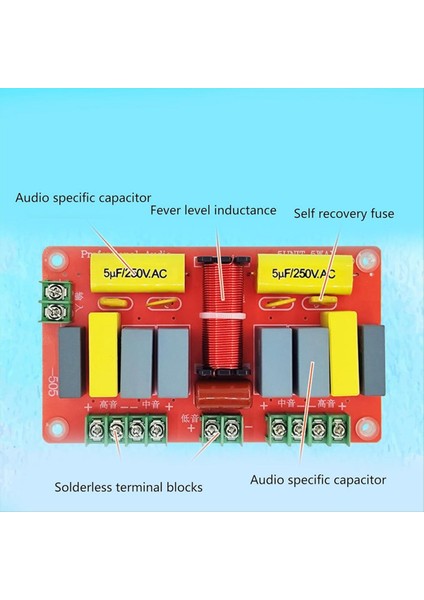 250W Crossover Modül 2 Yüksek 2 Orta ve 1 Düşük Beş Crossover Hifi Hi-Fi Ev Sineması Ses Crossover Aksesuarları (Yurt Dışından) indirimleri