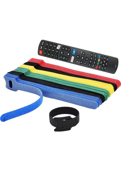 1 Pcs Uzaktan Kumandalı Tcl Smart LED LCD Tv 06-531W52-TY01X &amp 50PCS Yeniden Kullanılabilir Renk Karıştırma Kablo Kablosu Kayış Bağları (Yurt Dışından)