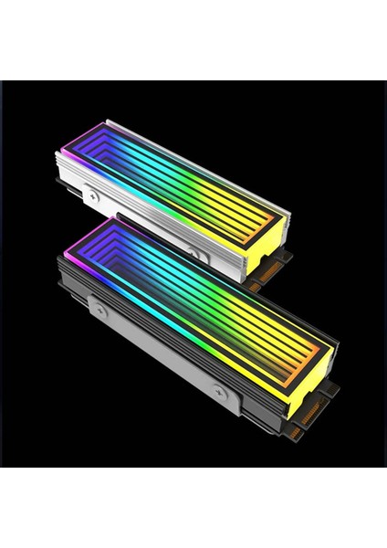 M 2 Argb Bilgisayar Radyatörü 2280 SSD M2 Radyatör Pc Rgb M 2 Nvme Soğutur Sıraması Sonunum Sonsuz Abyss Effect Siyah (Yurt Dışından)