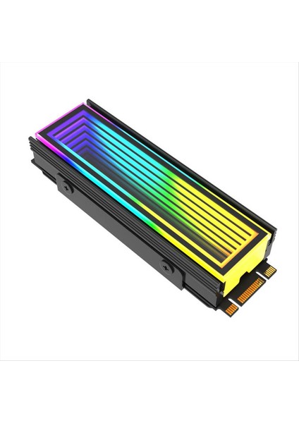 M 2 Argb Bilgisayar Radyatörü 2280 SSD M2 Radyatör Pc Rgb M 2 Nvme Soğutur Sıraması Sonunum Sonsuz Abyss Effect Siyah (Yurt Dışından) indirimleri