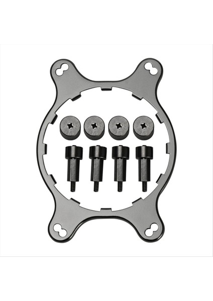 Cpu Soğutucu Fan Braket Soğutucu Tutucu Aksesuarları Bilgisayar Arka Plaka Değiştirme Soğutma Desteği Am4 Am5 Için Ispinin (Yurt Dışından)