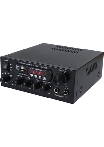 1200W 220V Bluetooth Amplificador Hıfı Dijital Amplifikatör 33BT Stereo LED Dijital Ses Amplifikatörü Aux Fm Radyo Eu Fişi (Yurt Dışından) modelleri