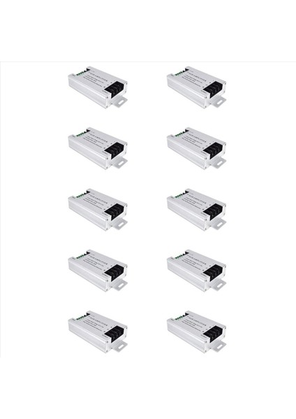 10X 360W Rgb LED Amplifikatör Denetleyicisi DC12V-24V 30A Rgb 5050 3528 Smd LED Şerit Lambası Için Alüminyum Kabuk (Yurt Dışından)