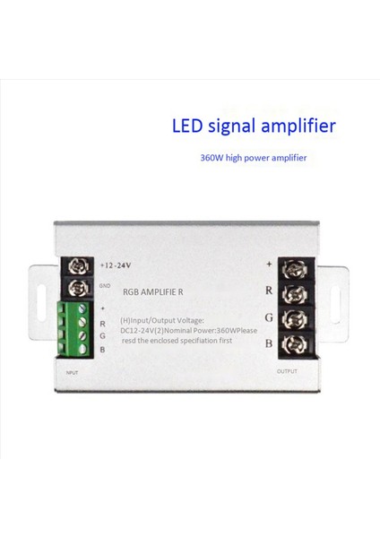 10X 360W Rgb LED Amplifikatör Denetleyicisi DC12V-24V 30A Rgb 5050 3528 Smd LED Şerit Lambası Için Alüminyum Kabuk (Yurt Dışından) indirimleri