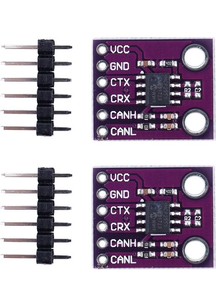 2x CJMCU-2551 MCP2551 Yüksek Hızla Iletişim Protokolü Denetleyici Otobüs Arabirimi Modülü (Yurt Dışından)