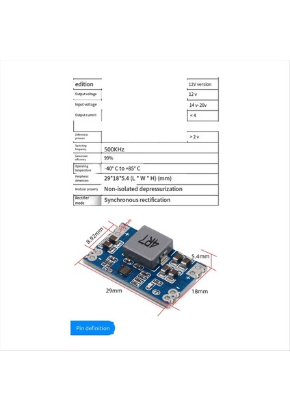Dc-Dc MINI560 Pro Dc Step-Down Düzenlenmiş Güç Kaynağı Modülü Yüksek Verimlilik Çıkışı 12V (Yurt Dışından) fırsatları