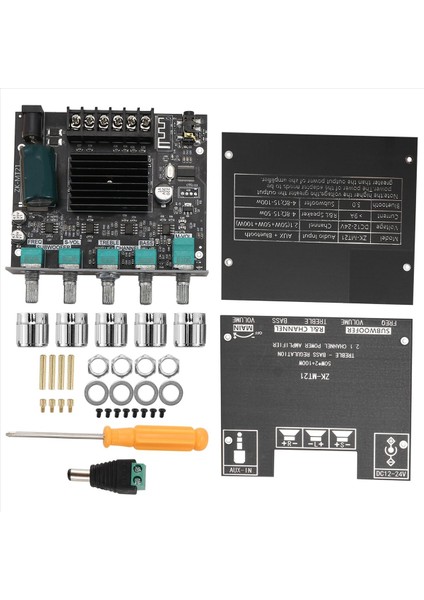ZK-MT21 Dijital Güç Amplifikatör Kartı 50WX2+100W 2 1 Kanal Aux+Bt5 0 Yüksek Düşük Tonu Süper Bas Güç Amplifikatör Kartı (Yurt Dışından) indirimleri