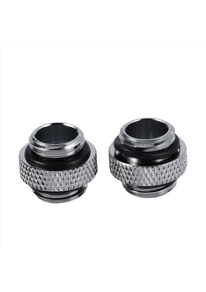 10PCS G1/4 Mini Harici Iplik Erkek Ila Erkek Su Soğutma Döner Bağlantı Adaptörü Su Soğutma Konnektörü Gümüş (Yurt Dışından) indirimleri