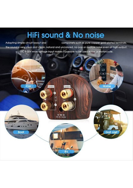 Ab Fişi Mini Bluetooth 5 0 Güç Amplifikatör Sınıf D Dijital Stereo Hoparlör Amp Ev Sesli Araba Marine (Yurt Dışından) modelleri