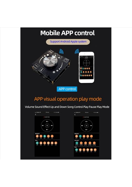 2x XY-AP100H 100W+100W Çift TPA3116D2 Bluetooth 5 0 Stereo Ses Dijital Güç Amplifikatör Kart Ampifikador Aux (Yurt Dışından) indirimleri