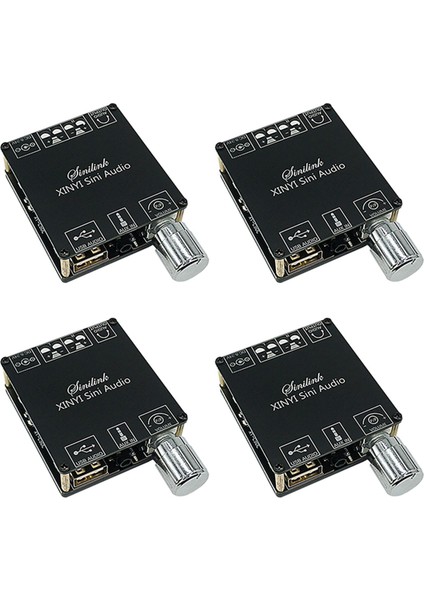 4x XY-C50L Mini Bluetooth 5 0 Kablosuz Ses Dijital Güç Amplifikatörü Stereo Kart 50WX2 Bluetooth Amplificador 3 5mm USB (Yurt Dışından)