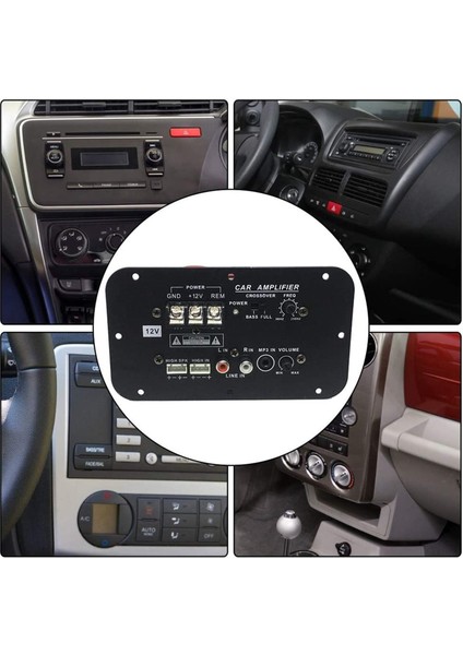 Araba Subwoofer Amplifikatör Kartı 500W Subwoofer Yüksek Güçlü Hifi Bas Amplifikatör Kurulu Dc 12V (Yurt Dışından) fırsatları
