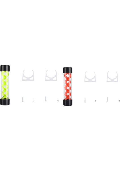 2x 200MM Su Soğutma Pc Su Deposu Bilgisayar Soğutma Tankı Pc Bilgisayar Soğutucu Için G1/4 Ipliği (Kırmızı ve Yeşil) (Yurt Dışından)