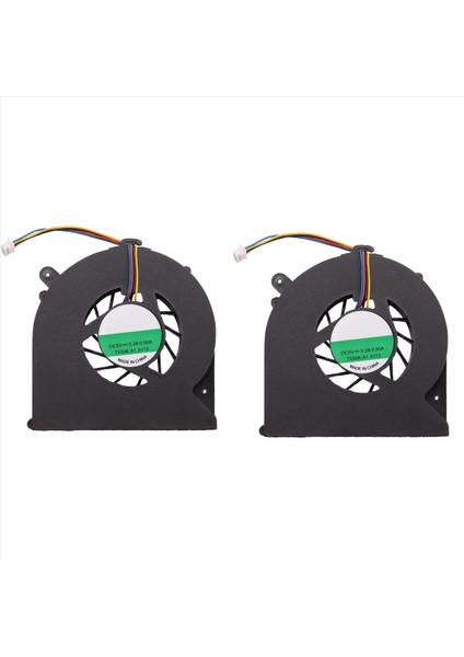 2x Yeni Cpu Soğutma Fanı Hp Probook 4530S 4535S 4730S 6460B 6465B 8460P 646285-001 646284-00 Dizüstü Bilgisayar Dc 5V (Yurt Dışından)
