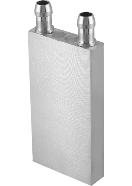 Bilgisayar ve Dizüstü Bilgisayar Için Cpu Radyatörü Için Alüminyum Sıvı Su Soğutma Bloğu Cpu Gümüş Isı Batağı Sistemi (80MM) (Yurt Dışından)