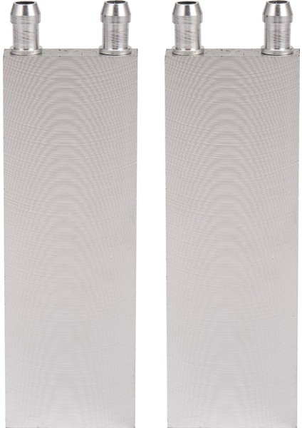 2x Alüminyum Alaşım Cpu Radyatör 40X120MM Su Soğutma Bloğu Sıvı Su Soğutucu Pc Dizüstü Bilgisayar Için Isı Lavabosu (Yurt Dışından)
