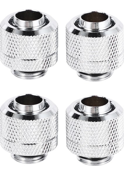 4pcs Su Soğutma Bağlantıları G1/4 Dış Iplik Pagoda 9 5X12 7mm Yumuşak Tüp Bilgisayar Soğutma Sistemi Gümüş (Yurt Dışından)