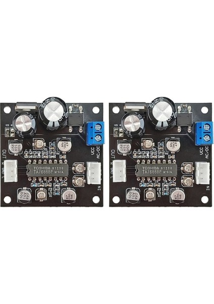 2x TA7668 Teyp Sürücüsü Preampikatör Amplifikatör Bant Güverte Tahtası Manyetik Kafa Preamp Ses Kayıt Noktası Masaüstü Radyo Dıy (Yurt Dışından)