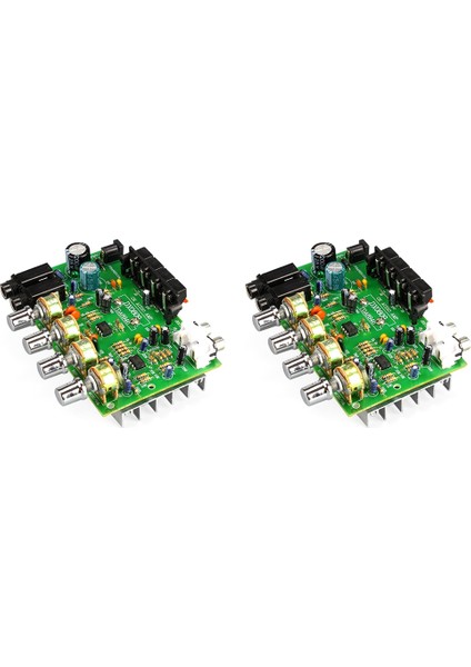 2x 40W+40W TDA8944 Stereo Ses Amplifikatör Kartı Dijital Mikrofon Amplifikatör Araba Amp Tonu Kontrol Hoparlörü Amplifikatör (Yurt Dışından)