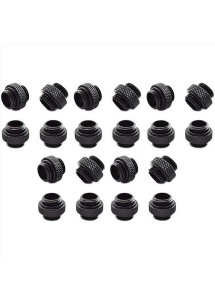 Pc Su Soğutma Sistemleri Genişletici Takma Için 20 Pack G1/4 Inç 5mm Erkek Konnektör (Yurt Dışından)