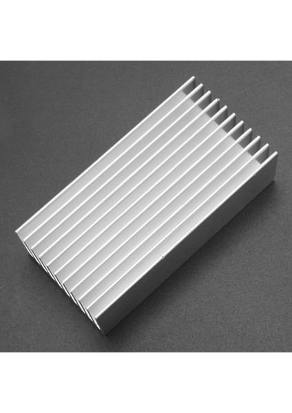 2x Gümüş Ton Alüminyum Radyatör Ispit Sebzesi Isı Lavabosu 100X50X30MM (Yurt Dışından) modelleri