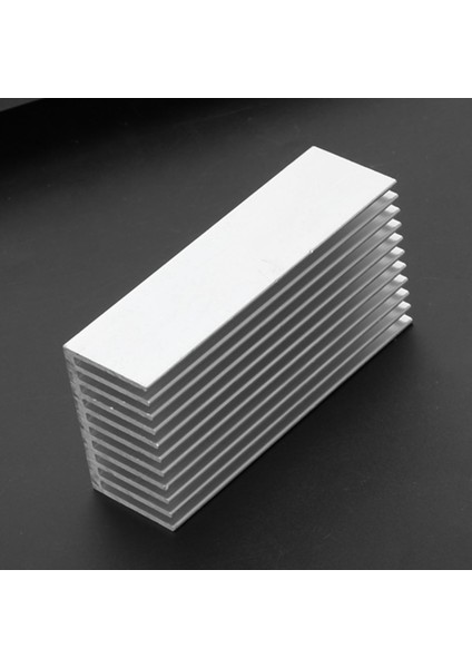 2x Gümüş Ton Alüminyum Radyatör Ispit Sebzesi Isı Lavabosu 100X50X30MM (Yurt Dışından) indirimleri