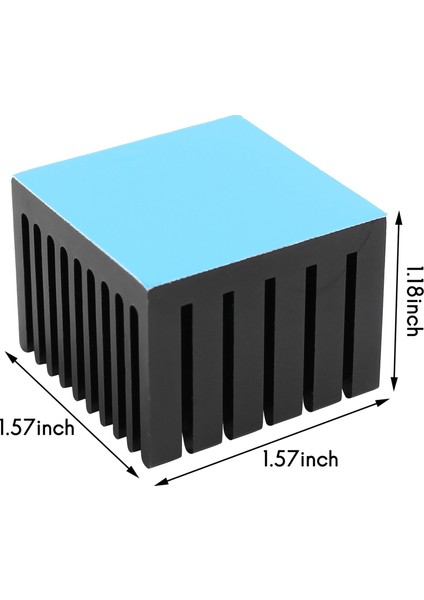 2 Pcs 40X40X30MM Alüminyum Soğutucu Radyatör Isı Lavabo Soğutma Çip Için LED Termal Iletken LED (Yurt Dışından) fiyatları