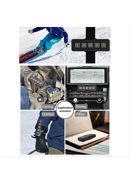 Kamera Deklanşörü Uzaktan Kumanda Bluetooth Kablosuz Selfie Düğmesi Tıkırma Çoğu Telefon Için Uygun Telefona Cevap Verebilir (Yurt Dışından)