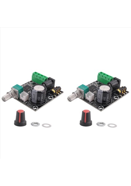 2x PAM8610 Çift Kanallı Dc 12V Hd Saf Dijital Ses Stereo Amplifikatör Kart Sınıfı D 15W x 2 Yüksek Güçlü Amplifikatör Modülü (Yurt Dışından)