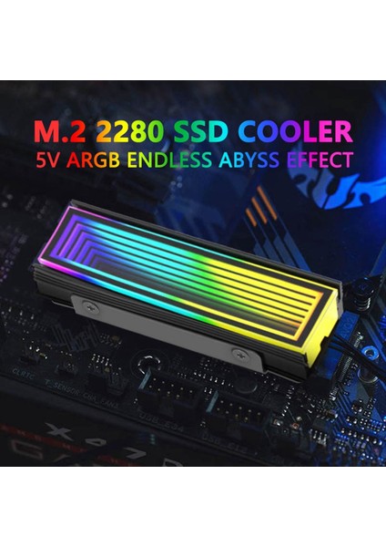 M 2 Argb Bilgisayar Radyatörü 2280 SSD M2 Radyatör Pc Rgb M 2 Nvme Soğutur Sıraması Sonra Sonressik Abyss Etkisi Gümüş (Yurt Dışından) fırsatları