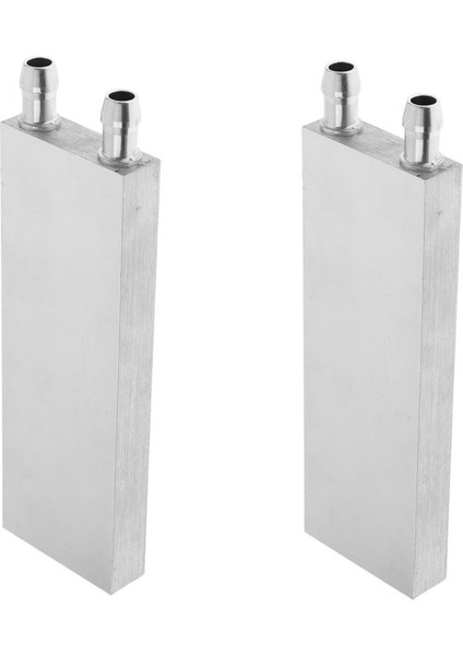 2x Alüminyum Su Soğutma Bloğu 120X40X12MM Bilgisayar Için Soğutucu Cpu Radyatörü (Yurt Dışından)